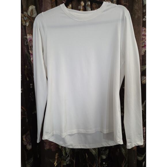 Peter Millar Vinyasa Womens Performance White Long Sleeve Size Medium - Picture 5 of 14